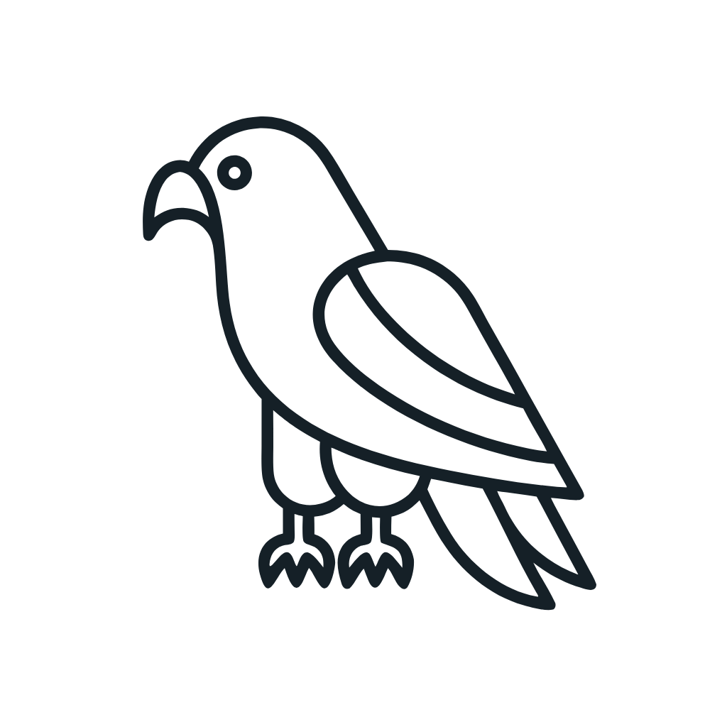 Ausmalbild mit Adler
