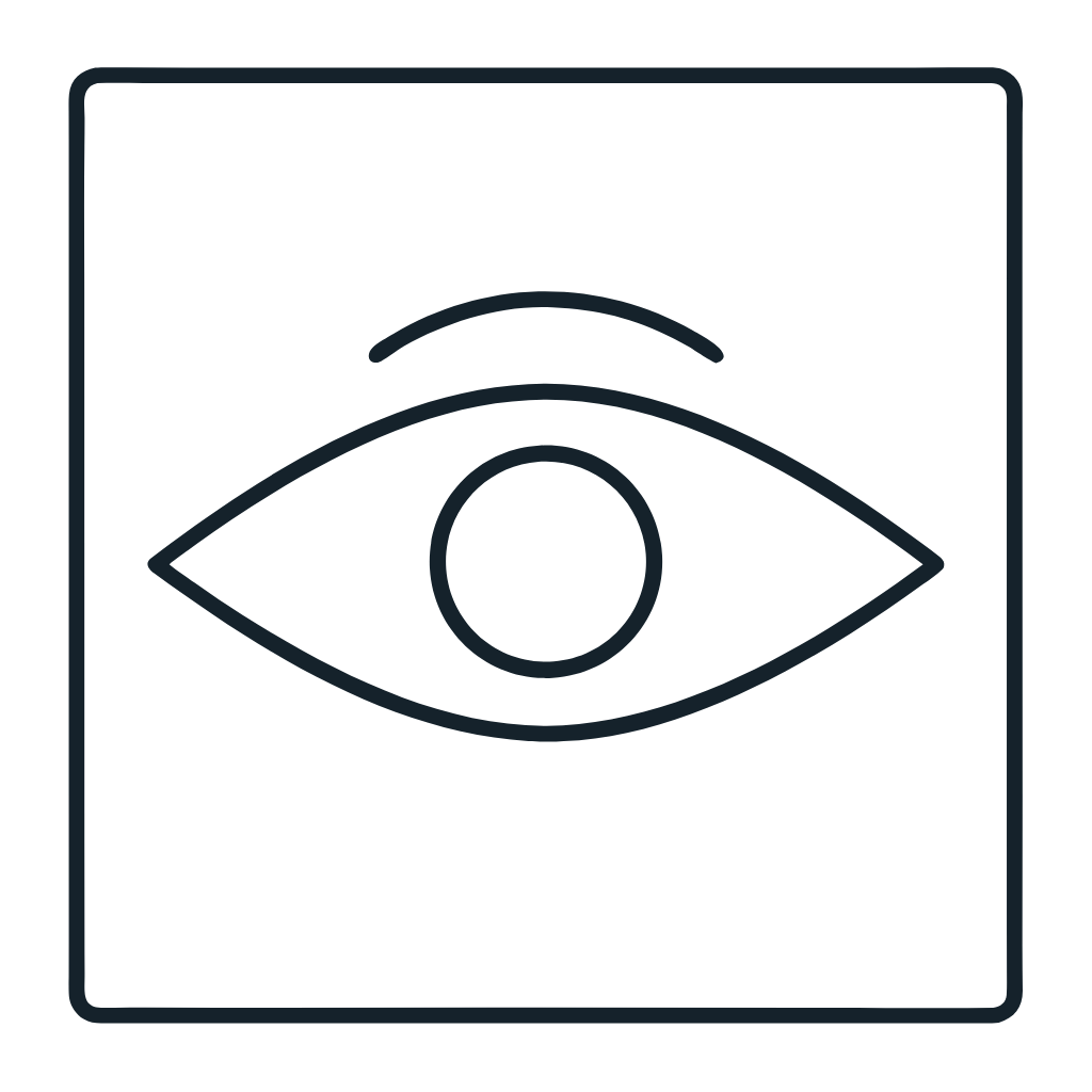 Ausmalbild mit Auge