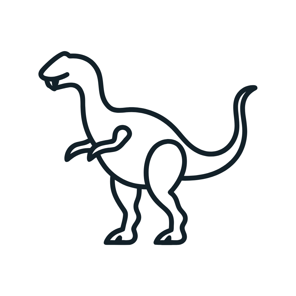 Ausmalbild mit Giganotosaurus