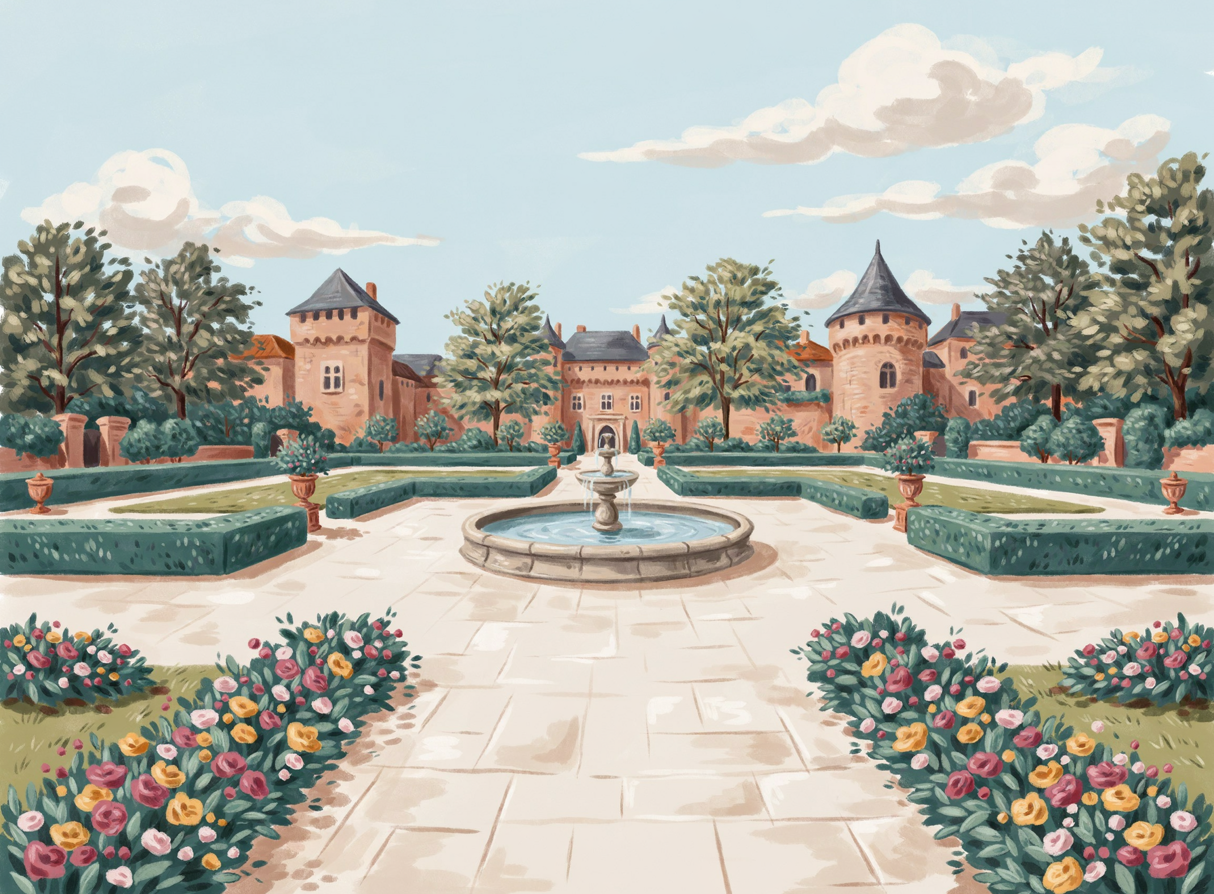 Illustrierte Szene: Magie