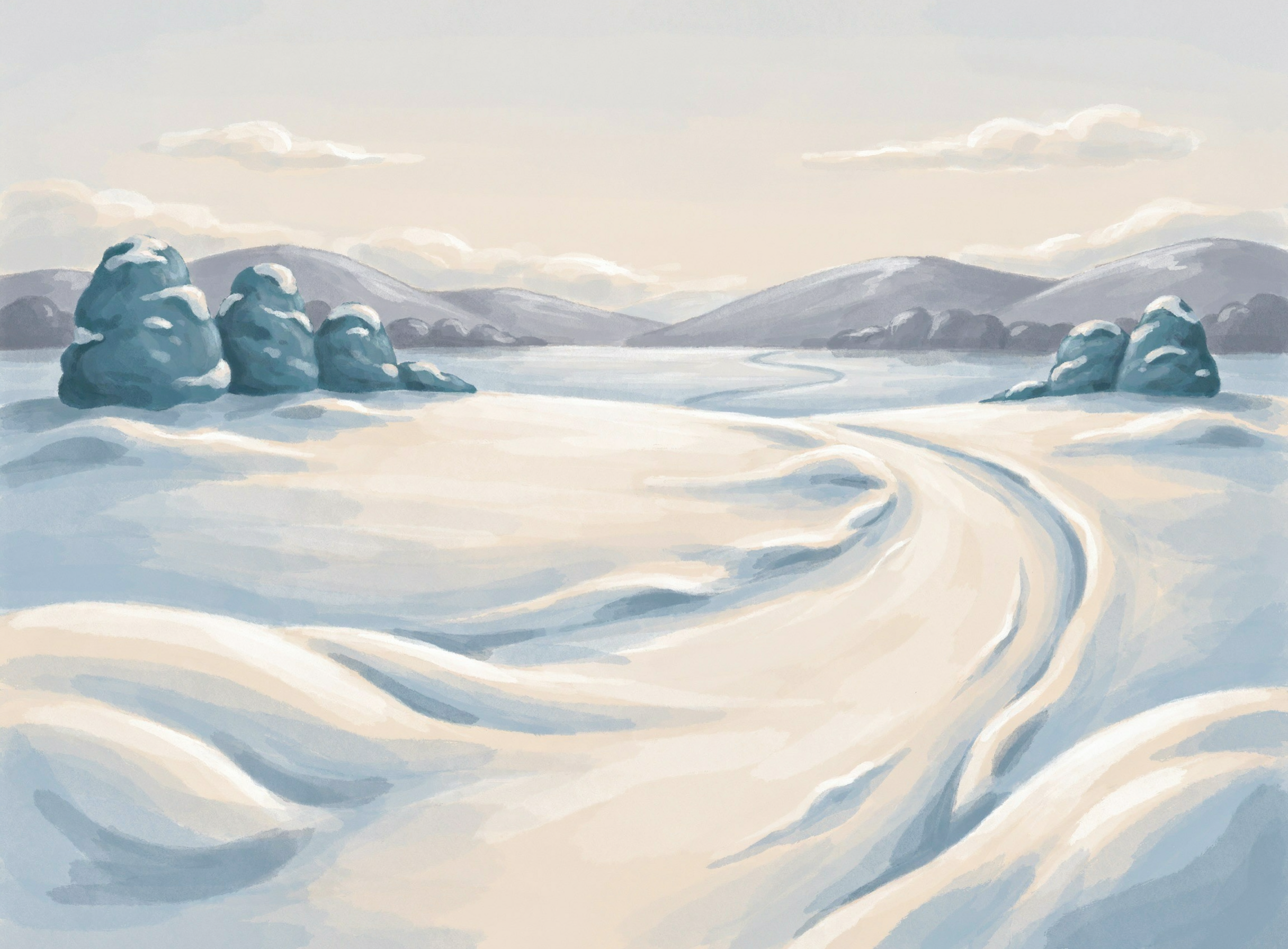 Illustrierte Szene: Wetter